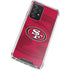 NFL San Francisco 49ers Double Vision Galaxy A52 5G Clear Case